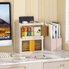 【免安装透明塑料化妆品收纳盒】儿童积木零食玩具教室办公桌面收纳箱 升级双开门 合二为一随取随用 加深凹槽叠加稳固 商品缩略图3