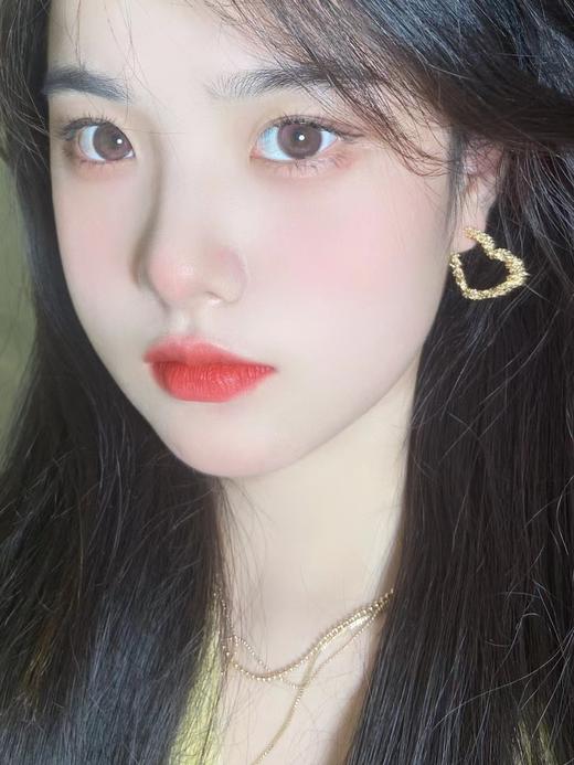 annakelly 蒸馏水杏棕 有点粉 好乖啊 半年抛 14.2mm 含硅水凝胶 商品图3