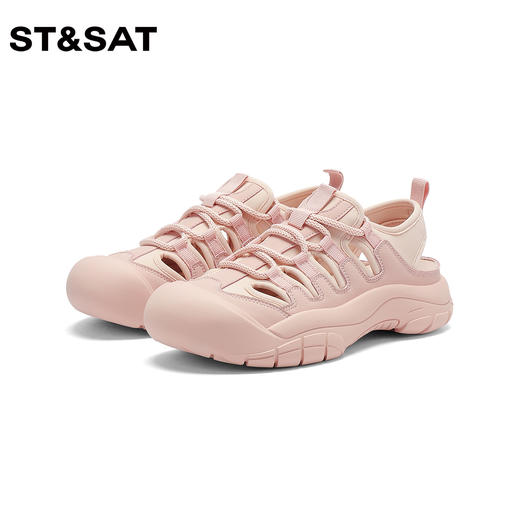 星期六厚底镂空包头老爹运动鞋SS32114E51 商品图4