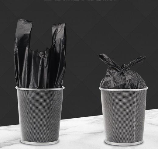 【日用百货】黑色背心式垃圾袋方便袋手提商家用塑料袋 商品图0