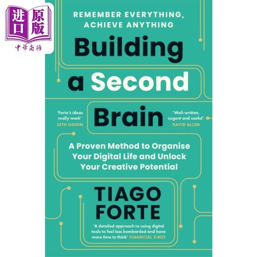 【中商原版】构建第二个大脑 一种组织数字生活和释放创造潜力的有效方法 Building a Second Brain 英文原版 Tiago Forte 商品图0