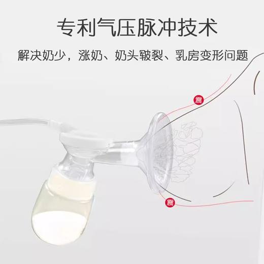 小白熊电动吸奶器拔奶器全自动产妇挤奶器吸力大静音丽影HL-0682 商品图1