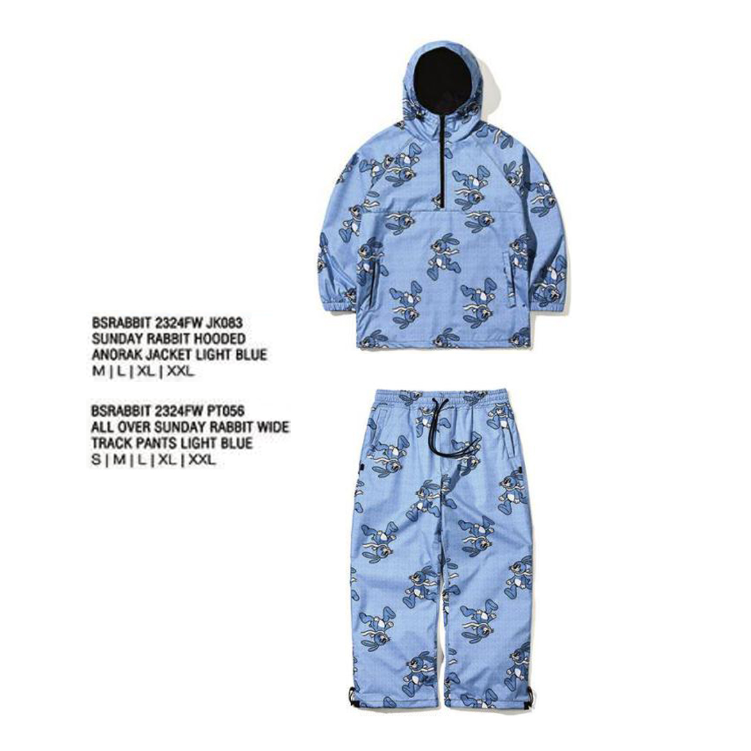 BSRABBIT 23-24 【JK083】【JK084】 SUNDAY RABBIT / TIGER RABBIT HOODED ANORAK JACKET