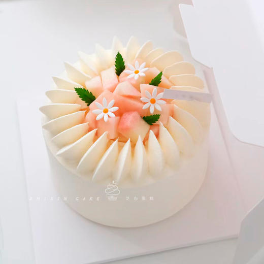 【桃气少女】“桃”你喜欢，尝一口蜜桃的浪漫~~ 动物奶油蛋糕 商品图0