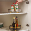 【厨房多功能旋转置物架】佐料调味品旋转收纳盒 客厅桌面化妆品整理架 大容量开放式空间 360°旋转轻松取物 甄选材质高级透感 商品缩略图4