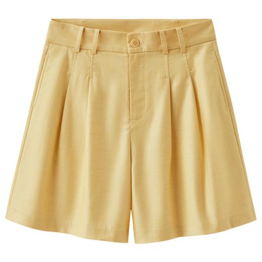 小男孩粘胶混纺褶裥短裤FB4523237 商品图6