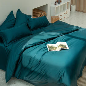 新西兰CRIA 100支长绒棉贡缎纯色四件套