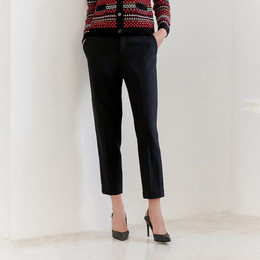【小直筒休闲裤】23年夏季新品女士裤子时尚通勤休闲裤子 商品图2
