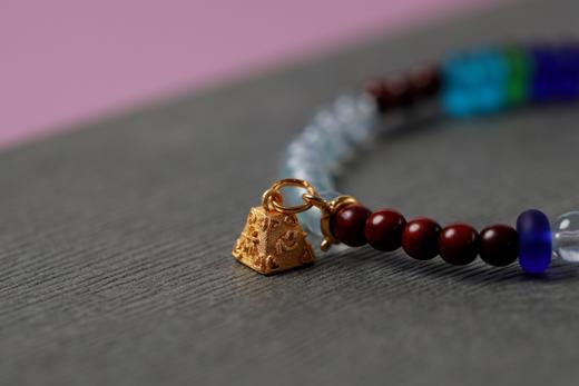 XYZT0518°紫檀水晶手链手串 商品图4