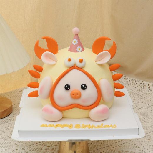 巨蟹座猪猪蛋糕 商品图0