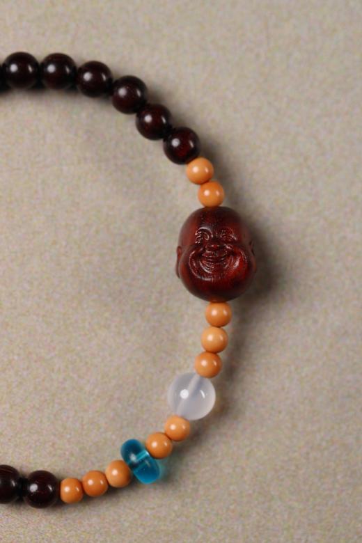 XYZT0493°紫檀橄榄核手链 商品图4