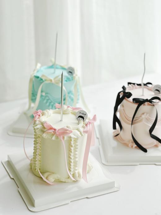复古丝带 ·奶油霜蛋糕 商品图1