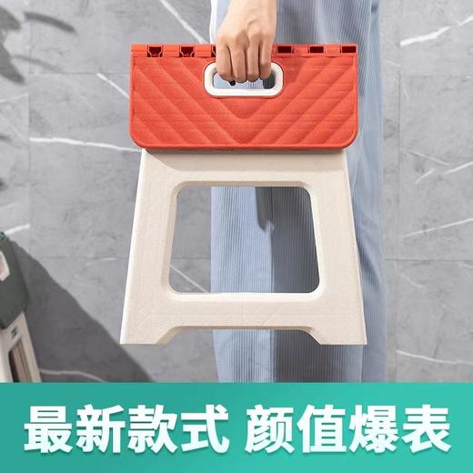 网红加厚折叠凳子迷你便携式户外野餐露营椅子手提式板凳火车马扎 商品图4