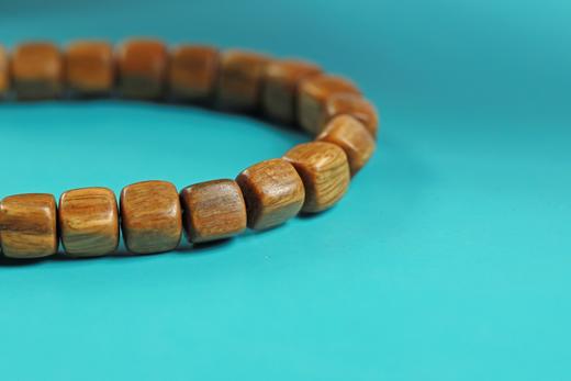 LT0017°绿檀四方来财珠|紫水晶手链手串 商品图5