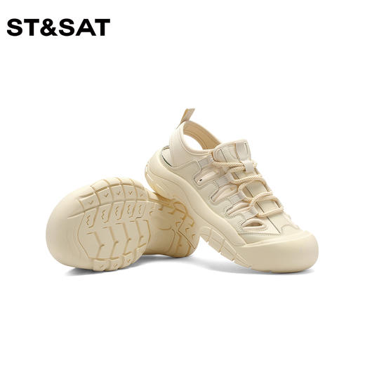 星期六厚底镂空包头老爹运动鞋SS32114E51 商品图2