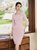 AD气质连衣裙女神范裙子女夏季2023新款法式高级感粉色西装裙显瘦 商品缩略图0