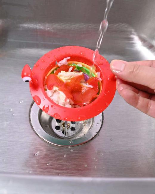 【3个装】旋转彩虹过滤网，小水怪厨房水槽沥水网CM-CM009 商品图1