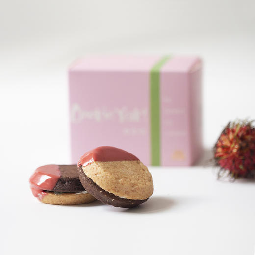 「狮子座」红毛丹莫吉托味曲奇烧（无酒精）｜冷冻经典版曲奇烧（4枚/盒） 商品图2