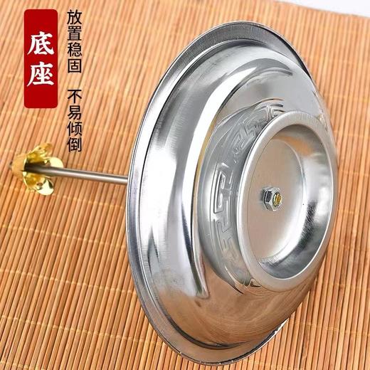 不锈钢盘香支架可伸缩檀香盘香托香座熏香炉塔香香插点香器蚊香盘 商品图3