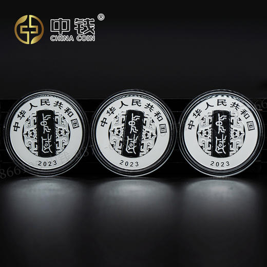 河南中钱  中国金币  2023年中国书法 艺术草书 金银纪念币  书法第五组 商品图2