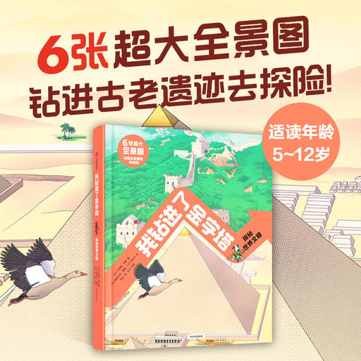 我钻进了金字塔：探秘世界文明 5-12岁 贝特朗·菲舒 著  科普百科 商品图0
