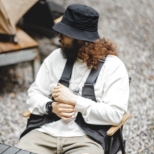 马登工装 山系户外渔夫帽两用手提零钱包钱袋便携帽遮阳帽子男女 商品图3