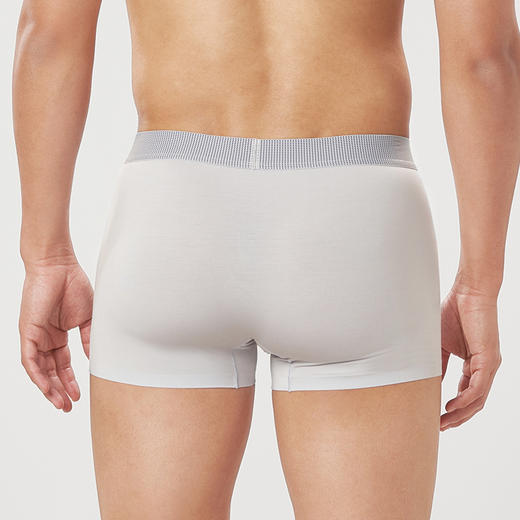 都市丽人都市锋尚简约基础60S木莱尔舒适人棉平角男士内裤新年本命年红品FK3HC5 商品图3