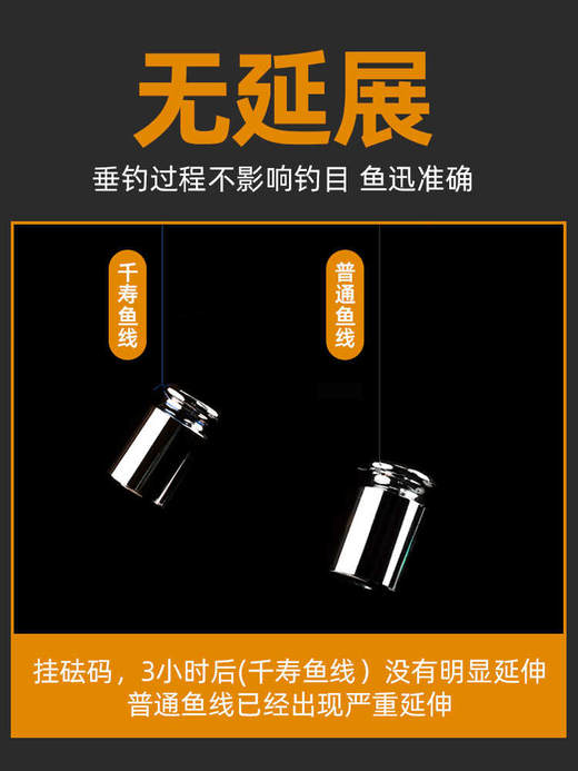 千寿黑坑鱼线不延展 商品图3