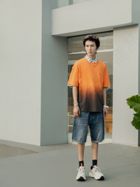 【断码清仓】HX 夏季水洗牛仔五分裤S207320019101短裤