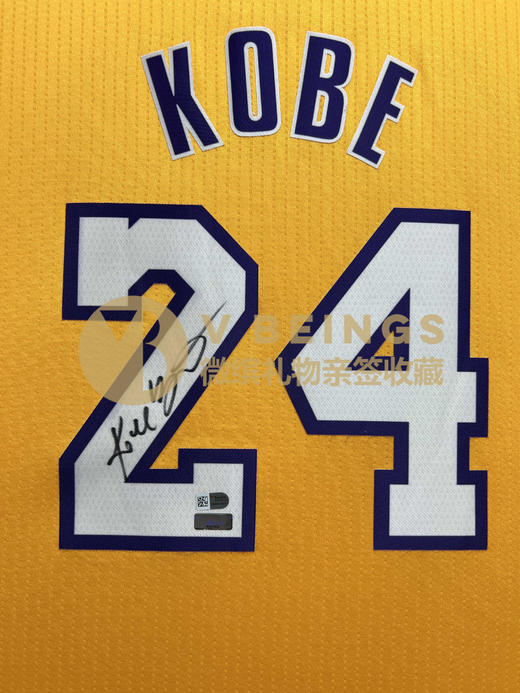 收藏系列 科比 湖人队24号黄色 亲笔签名球衣 商品图2