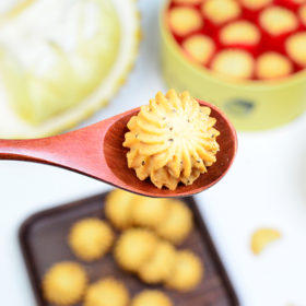 耘珂榴莲曲奇 零食饼干 400g/罐