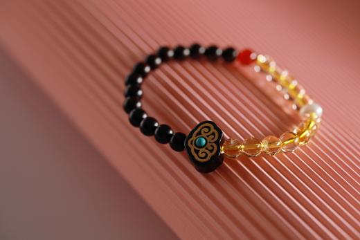 XYZT0534°紫檀水晶手链手串 商品图3