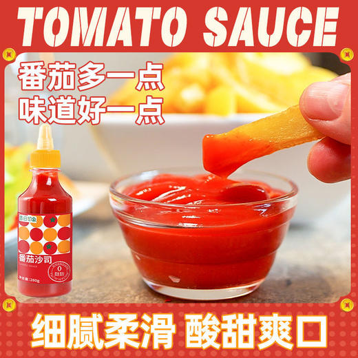 番茄酱0脂肪酱料瓶装零蕃番茄沙司拉炸鸡酱披萨薯条番茄组合蘸酱 商品图2