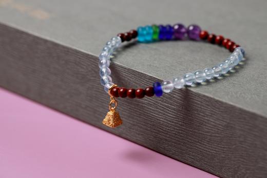 XYZT0518°紫檀水晶手链手串 商品图1