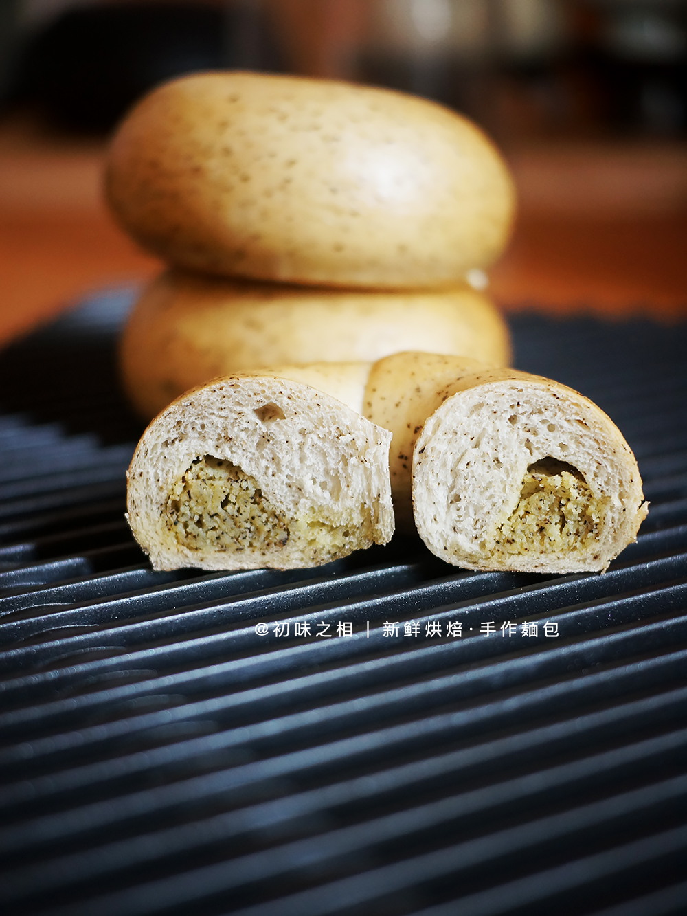 「红茶奶酥」贝果~ 04月20日制作发出