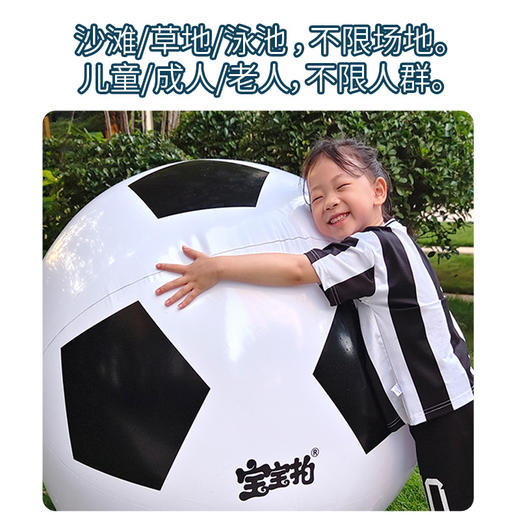 宝宝拍充气足球沙滩球/户外交友神器 商品图6