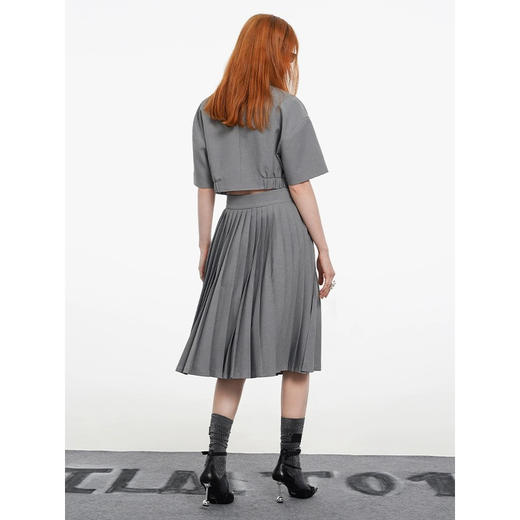 截短翻领外套 商品图2