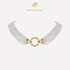 【韩雪同款】Retro Chic意大利复古时尚首饰 复古珠链项链（雅典白） 商品缩略图0