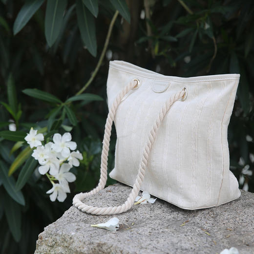 饮水鸟非遗夏布系列包 非物质文化遗产 古人避暑专属织物 与传承人宋树牙联名推出 商品图9