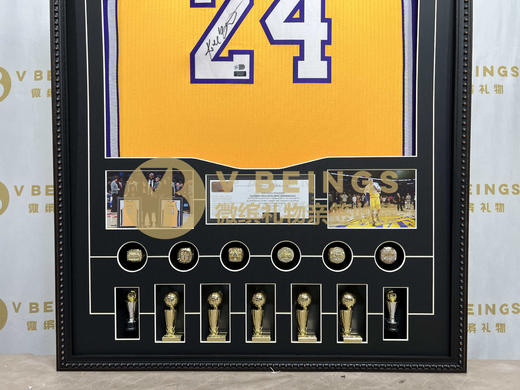 收藏系列 科比 湖人队24号黄色 亲笔签名球衣 商品图3