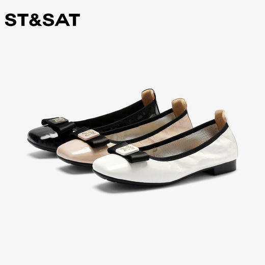 星期六浅口软羊皮瓢鞋平底单鞋SS32111E05 商品图5