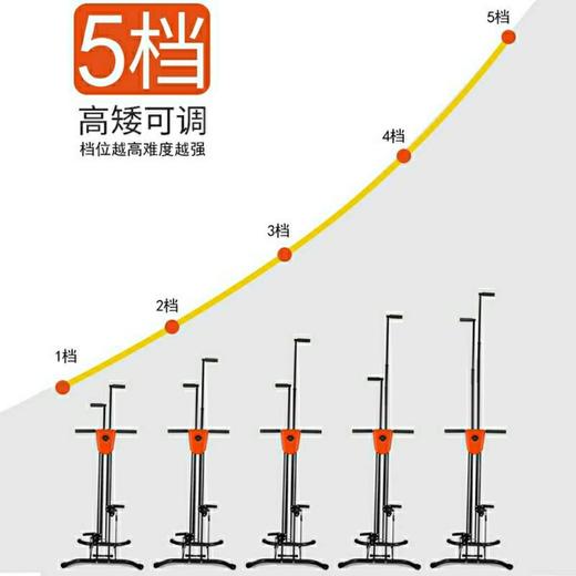 登山机家用爆汗踏步机爬山机全身减脂攀爬机健身器材 商品图5