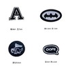 自粘黑色大补贴帽子书包破洞无痕修补装饰补丁贴时尚小号徽章布贴 商品缩略图5