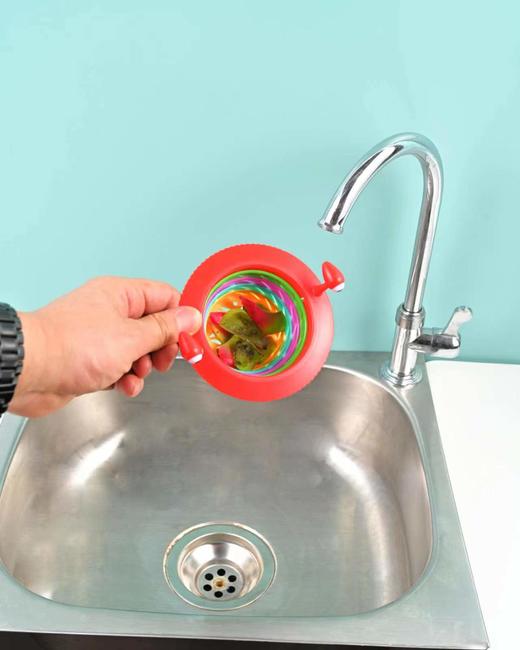 【3个装】旋转彩虹过滤网，小水怪厨房水槽沥水网CM-CM009 商品图2