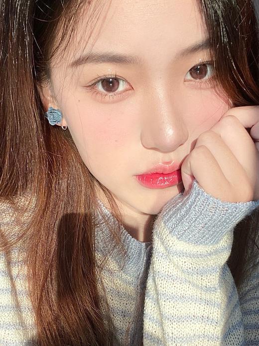 annakelly 蒸馏水杏棕 有点粉 好乖啊 半年抛 14.2mm 含硅水凝胶 商品图8