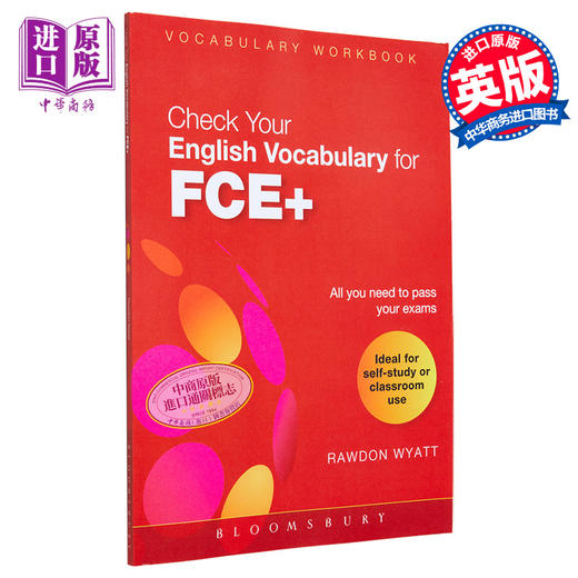 【中商原版】Check Your English Vocabulary for FCE+ 检查您的 FCE+ 英语词汇 Bloomsbury 英文原版 英语词汇学习 商品图0