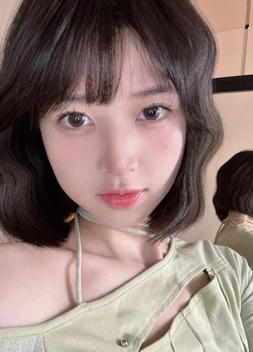 annakelly 荧光泡泡 好甜的棕色 半年抛 14.2mm 含硅水凝胶 商品图2