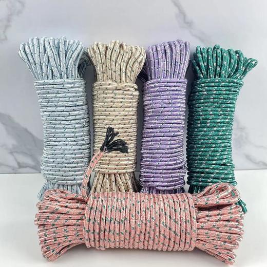 加粗晾衣绳室内户外免打孔凉衣绳防风防滑晾衣服绳子晒挂被子神器 商品图9