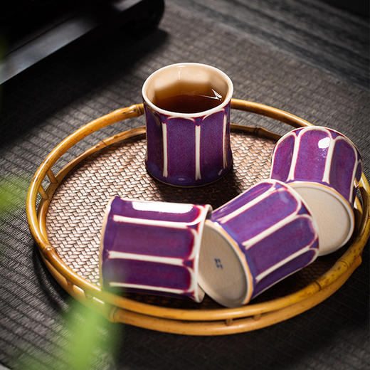 【问鼎钧瓷】汝窑鹅黄棱线主人杯 商品图2