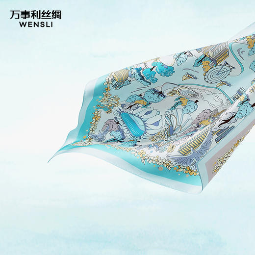 万事利“亚洲芳香”-丝瓷套装（中方巾） 商品图3